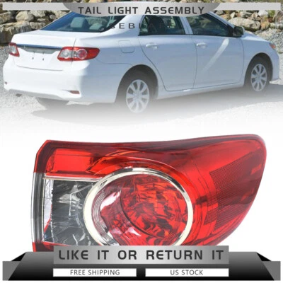 Luz trasera de pasajero para Toyota Corolla 2011 2012 2013 lámpara de freno trasera exterior Foto 1 de 4
