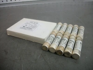 LITTELFUSE BOX OF 10 POWR-GARD CYLINDRICAL FUSES CY14X51G4 4AMP 500VOLT NIB - Picture 1 of 2