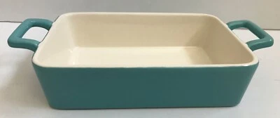 Crate & and Barrel POTLUCK Small Baker- LIGHT BLUE- Hostess! NEW- NWOT - Image 1 of 3