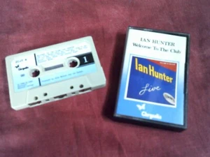 CASSETTE: IAN HUNTER Welcome to the club LIVE 1970s POP Rock - Picture 1 of 2