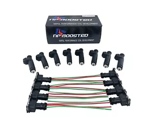 8 Hi Impedance 60lb EV1 Fuel Injectors for Ford Chevy Pontiac LT1 LS1 LS6 630cc - Bild 1 von 3