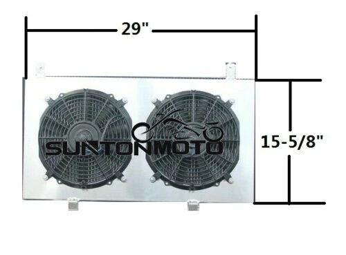 Aluminum Shroud Fans For 2003-2006 Nissan 350Z Enthusiast V6 ONLY Foto 1 de 1