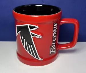 Vintage 1999 Atlanta Falcons 3D Logo Coffee Mug 12oz Red & Black NFLP - Picture 1 of 6