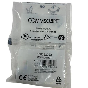 CommScope Systimax MPS100E PowerSUM M Modular Jack RJ45 Cat5e 108232752 Gray - Picture 1 of 6