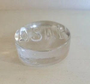 Schreibtisch ASAP Briefbeschwerer transparent Schreibwaren MCM  - Bild 1 von 6