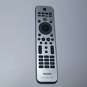Reproductor de discos Blu Ray TV remoto Philips usado menú superior para el hogar audio opciones HDMI #190 - Imagen 1 de 3