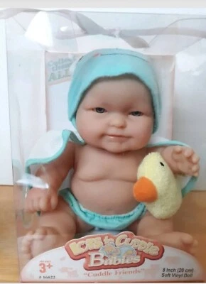 NEW! 2008 8" BABY DOLL ●LOTS TO CUDDLE BABIES● "Cuddle Friends" Soft Vinyl Doll. - Image 1 of 4
