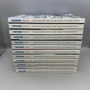 2005 Previews - The Comic Shop's Catalog Full Year Set of 12 Issues - Picture 1 of 18