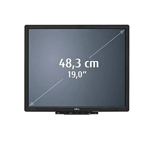 Fujitsu E19-6 19 Zoll LCD Monitor mit eingebauten Lautsprechern Klasse C kein Ständer - Bild 1 von 1