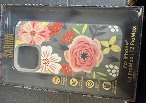 Sarina Phone Case for iPhone 12 13 Pro Max Multicolor Pretty Flower Pattern - Zdjęcie 1 z 1