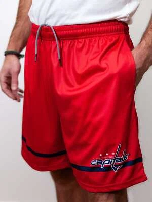 Pantalones cortos de hockey de malla Washington Capitals Foto 1 de 3