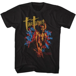 Tina Turner What's Love Got To Do With It Splatter Men's T Shirt Soul Rock Music - Picture 1 of 6