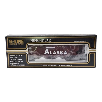 Sealed K-line Alaska Railroad Scale Die Cast Hopper Coal Load Train Freight Car - Image 1 of 4