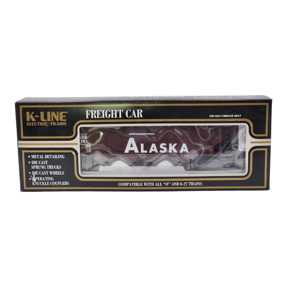 Sealed K-line Alaska Railroad Scale Die Cast Hopper Coal Load Train Freight Car - Image 1 of 4