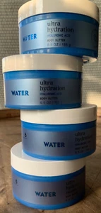 4 (CUATRO) ÁCIDO HIALURÓNICO Agua 6.5oz MANTEQUILLA CORPORAL Baño y Cuerpo Funciona - Imagen 1 de 2