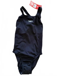 Brand new Black Speedo swimsuit – size UK 10 - Picture 1 of 5