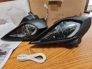 A & UTV PRO LED Headlights & Headlight Covers Kit (H) - Picture 1 of 8