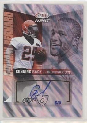 2013 SAGE Next Holofoil /5 Giovani Bernard #12 Rookie Auto RC - Image 1 of 2