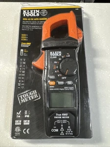 Klein Tools CL800 600A Kit misuratore a morsetto digitale AC/DC automatico RMS - Foto 1 di 5