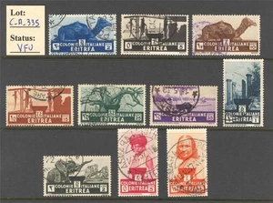 C_A_335. ERITREA. 1933 "SOGGETTI AFRICANI" set. Used. - Picture 1 of 1