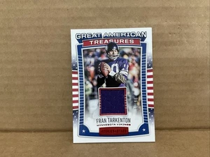 2017 Rookies and Stars Great American Treasures Jerseys #11 Fran Tarkenton /99 - Picture 1 of 6