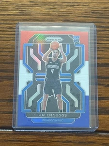 Jalen Suggs 2021-22 Prizm Rojo Blanco Azul Rookie RC #314 Magic - Imagen 1 de 2