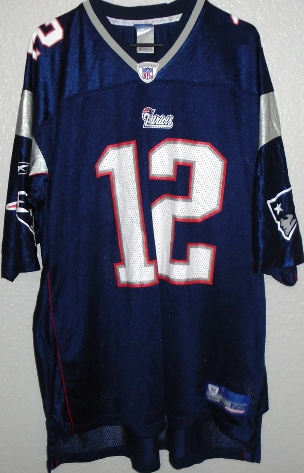 Camiseta de colección de los New England Patriots Tom Brady NFL Reebok On Field talla XXL Foto 1 de 3