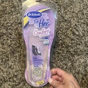 NEW Dr. Scholl's FOR HER Comfort Insoles Fits Women's Sizes 6-10 Massaging Gel - Picture 1 of 3