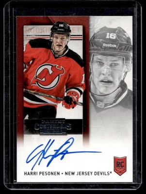 2013-14 Panini Contenders Harri Pesonen RC New Jersey Devils #174 - Image 1 of 2