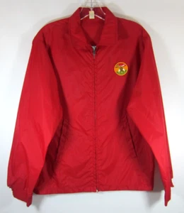Giacca a vento vintage anni 70 Shriners Club MED punk rockabilly clown rosso - Foto 1 di 14