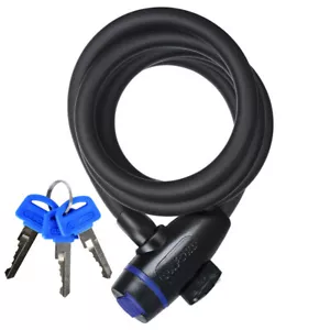 Oxford OF246 Motorcycle/Bike/Scooter/Cycle Cable Lock 12mm x 1800mm – Smoke - Picture 1 of 8