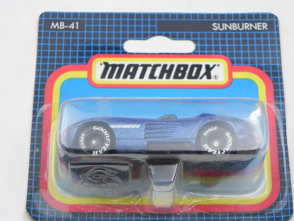 Matchbox Superfast MB41 BLUE Sunburner blisterpack - Immagine 1 di 4