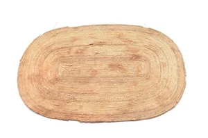 ATQ Native American Klamath Modoc Indian Flat Trivet Basket Gambling Mat VTG 12" - Picture 1 of 13