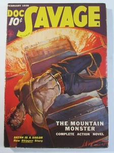 Doc Savage #60 Feb. 1938 VG/FN (Street & Smith) Classic H. W. Scott Cover! - Imagen 1 de 5