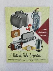 Vintage 1961 NATIONAL SALES CORPORATION WHOLESALE CATALOG Milwaukee, WI - Picture 1 of 5