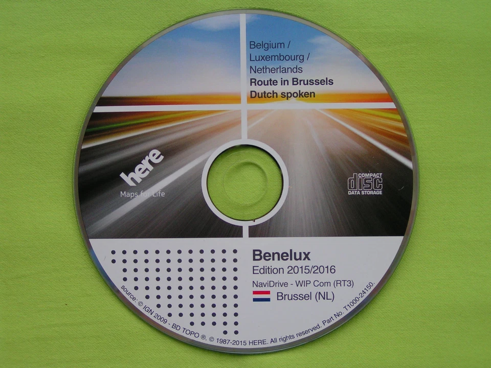 NAVIGATION CD WIP COM RT3 BENELUX 2016 CITROEN C4 C5 C6 PEUGEOT 207 308 607 807 - Bild 1 von 1