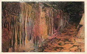 Cartolina d'epoca 1927 veduta della grotta dei mammut Kentucky KY - Foto 1 di 2