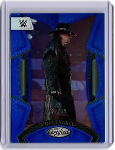 Undertaker 2023 Panini Chronicles Certified WWE Blue Foil #224 Legends #77/99 - Picture 1 of 2