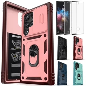 Funda rígida/protector de pantalla con soporte ultra anillo para Samsung Galaxy S22/S22+/ - Imagen 1 de 44