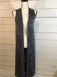 NUEVO Chaleco LuLaRoe Joy Gris Blanco Talla XS Con Etiquetas - Imagen 1 de 5