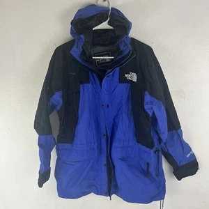 The North Face Jacket Men's Small Summit Series Gore Tex XCR Blue Black Hoodie - Picture 1 of 6