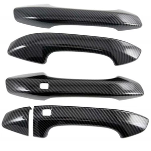 Exterior Door Handle Cover Trim Accessories for Kia Forte 2019-2025 Carbon - Picture 1 of 10