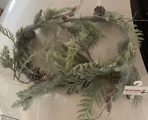 NUEVO Con Etiquetas Ashland Guirnalda de Navidad Noel 6 Pies de Largo - Imagen 1 de 4