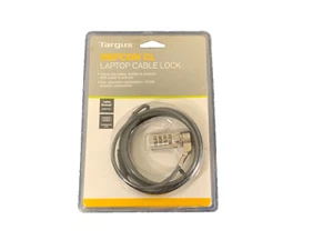 Targus DEFCON CL Laptop Computer Cable Lock - Resettable 4 Digit-Code, Galvanize - Picture 1 of 2