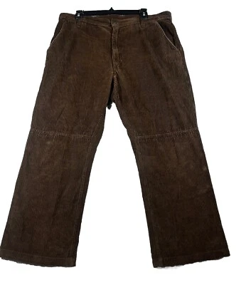 Pantalones de pana Dolce & Gabbana de colección logotipo corte bootcut marrón 38x29 Foto 1 de 4