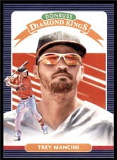 2020 Donruss Diamond Kings #17 Trey Mancini Baltimore Orioles