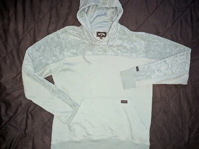 Sudadera con capucha Billabong para mujer mediana verde felpa francesa pulóver bolsillo canguro Foto 1 de 4