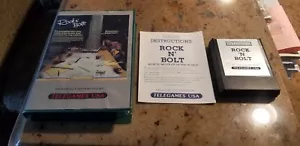 COLECOVISION ROCK N BOLT COMPLETE IN BOX CIB RARE AUTHENTIC TELEGAMES - Picture 1 of 14