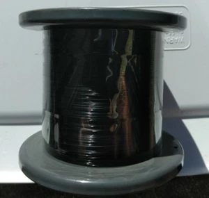 5000 ft/meter Nylon Coated 1X7 Fishing 20 lb Black Wire Leader Material Rigging - Picture 1 of 3