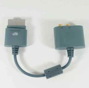 Adaptador de audio original Microsoft RCA Toslink X808221-001 para consola Xbox 360 - Imagen 1 de 4